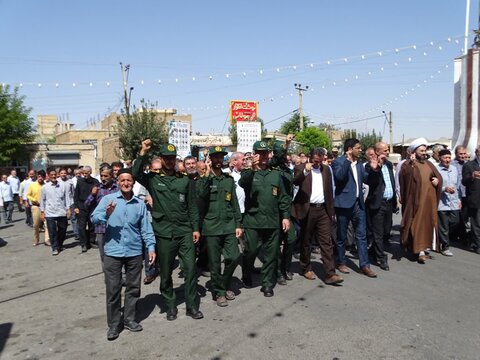 تصاویر/ راهپیمایی جمعه خشم و نصر در چهاربرج