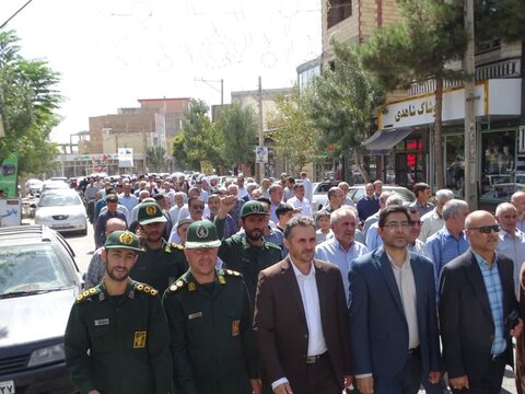 تصاویر/ راهپیمایی جمعه خشم و نصر در چهاربرج