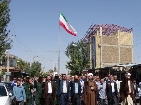 تصاویر/ راهپیمایی جمعه خشم و نصر در چهاربرج