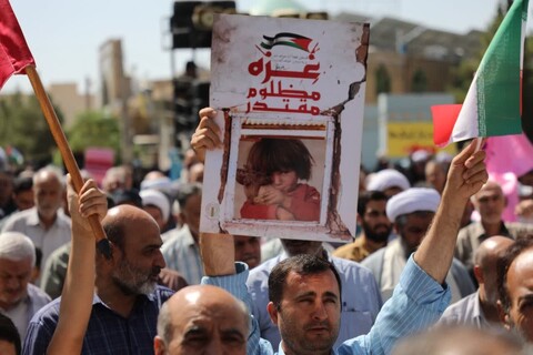 تصاویر/ راهپیمایی امت رسول‌الله(ص) در حمایت از جبهه مقاومت و اعلام خشم و انزجار از جنایات رژیم صهیونیستی