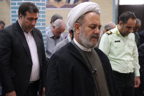 تصاویر/ آیین عبادی سیاسی نماز جمعه نوشین شهر