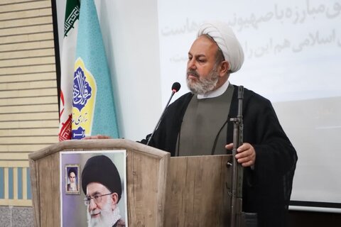 تصاویر/ آیین عبادی سیاسی نماز جمعه نوشین شهر