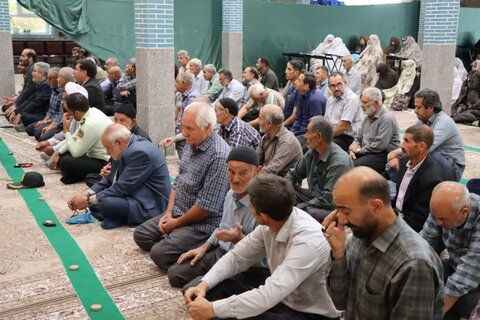 تصاویر/ آیین عبادی سیاسی نماز جمعه نوشین شهر
