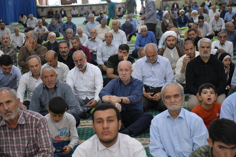 تصاویر/ آیین عبادی سیاسی نماز جمعه خوی