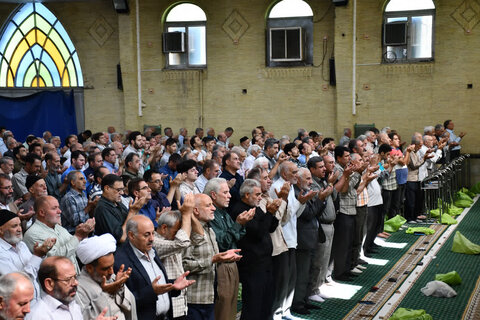 تصاویر/ آیین عبادی سیاسی نماز جمعه خوی