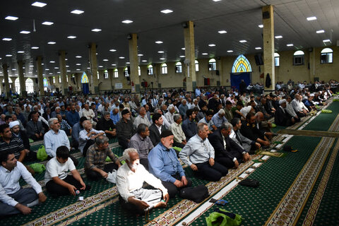 تصاویر/ آیین عبادی سیاسی نماز جمعه خوی