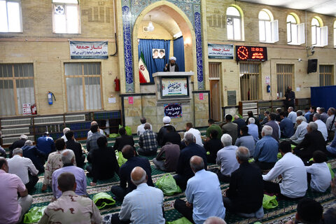 تصاویر/ آیین عبادی سیاسی نماز جمعه خوی