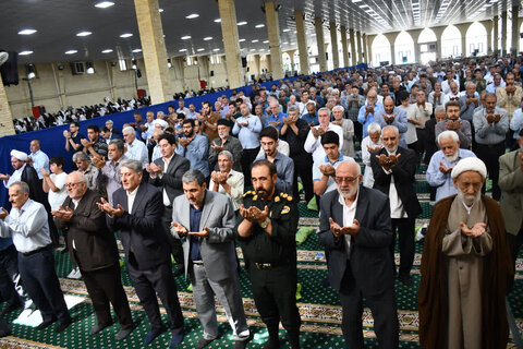 تصاویر/ آیین عبادی سیاسی نماز جمعه خوی