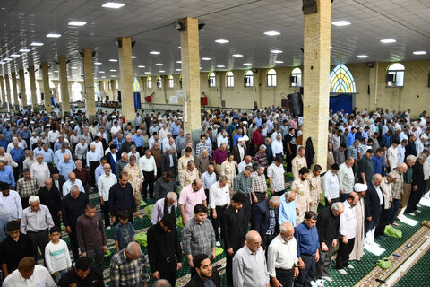 تصاویر/ آیین عبادی سیاسی نماز جمعه خوی