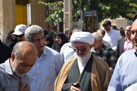 تصاویر/ حرکت خود جوش مردم ولایتمدار شاهرود در حمایت از مردم غزه با حضور امام جمعه شاهرود