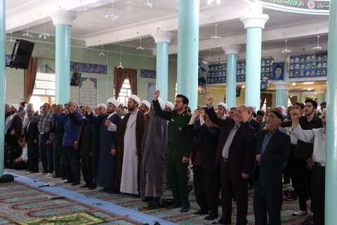 تصاویر/ آیین عبادی سیاسی نماز جمعه تکاب