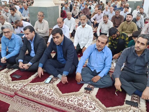 نماز جمعه برازجان به روایت تصویر