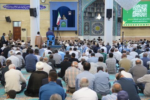 تصاویر/ آیین عبادی سیاسی نماز جمعه ارومیه