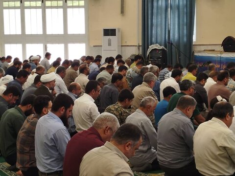 تصاویر/ آیین عبادی سیاسی نمازجمعه عسلویه