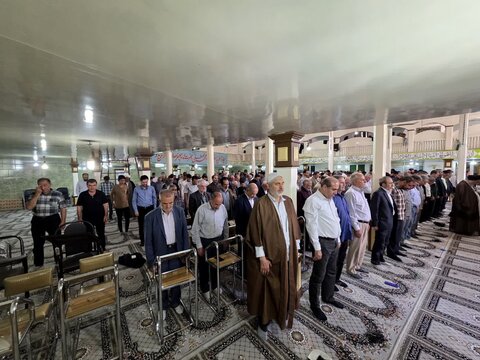 تصاویر/ آیین عبادی سیاسی نماز جمعه ماکو