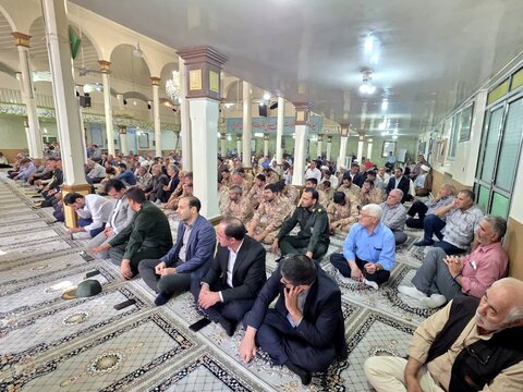 تصاویر/ آیین عبادی سیاسی نماز جمعه ماکو