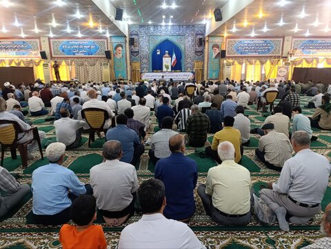 نمازجمعه امروز شهر بوشهر به روایت تصاویر