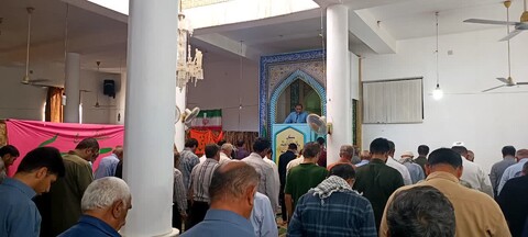 نماز جمعه آبپخش به روایت تصویر