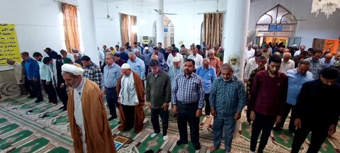 نماز جمعه آبپخش به روایت تصویر