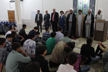 تصاویر / افتتاحیه سال تحصیلی جدید در مدرسه علمیه حضرت ولی‌عصر(عج) سامن