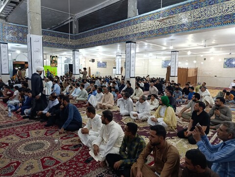 آیین عمامه گذاری طلاب مدرسه علمیه حضرت قائم(عج) شهرستان حمیدیه