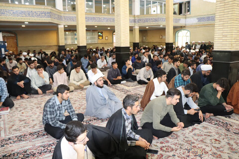 تصاویر/ مراسم شروع سال تحصیلی ۱۴۰۵-۱۴۰۴ حوزه علمیه بناب