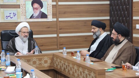 تصاویر/ دیدار جمعی از اساتید، معاونان مدیریت حوزه علمیه استان و پژوهشگران با آیت الله ابوالقاسم علیدوست استاد درس خارج حوزه علمیه قم