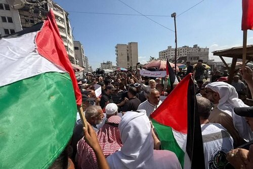 پاسخ مردم غزه به نامه اسرائیل برای کوچ اجباری:  هرگز غزه را ترک نمی‌کنیم