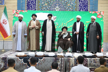 تصاویر/ آیین عمامه‌گذاری طلاب مدارس علمیه بندر امام خمینی(ره)، ماهشهر، هفتگل و بهبهان