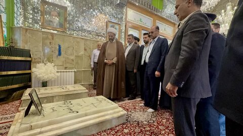 تصاویر / سفر معاون سازمان اوقاف و امورخیریه کشور به استان قزوین