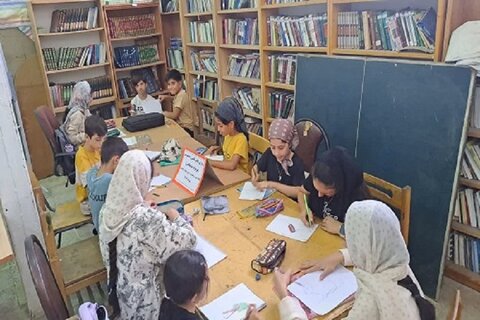 تصاویر/ برگزاری کلاس‌های اوقات فراغت کودکان و نوجوانان در شهر گودین کنگاور