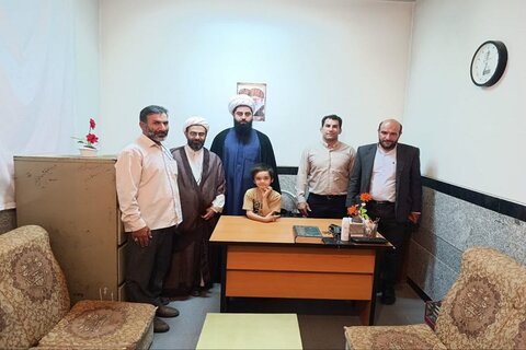 تصاویر/ امام جمعه بیستون، میهمان ویژه خانه کشتی شد