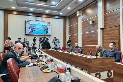 تصاویر/ نشست خبری گرامیداشت سالگرد طوفان‌ الاقصی