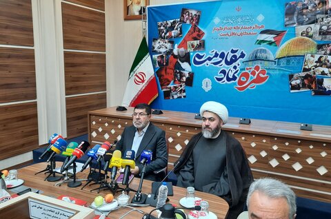 تصاویر/ نشست خبری گرامیداشت سالگرد طوفان‌ الاقصی