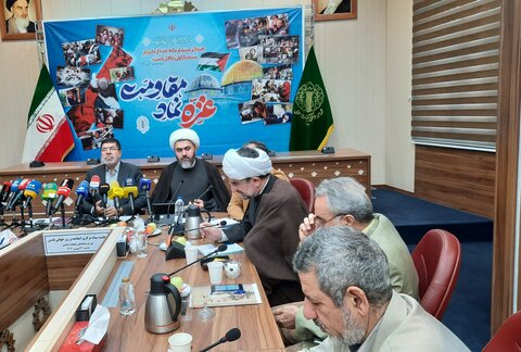 تصاویر/ نشست خبری گرامیداشت سالگرد طوفان‌ الاقصی