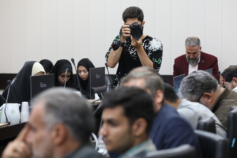 تصاویر/ نشست خبری برنامه های روز قم به مناسبت سالروز ورود پر خیر و برکت حضرت معصومه(س)