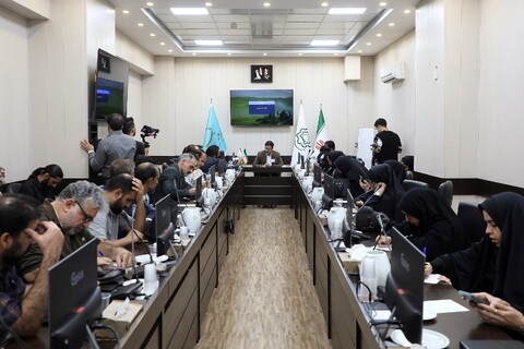 تصاویر/ نشست خبری برنامه های روز قم به مناسبت سالروز ورود پر خیر و برکت حضرت معصومه(س)