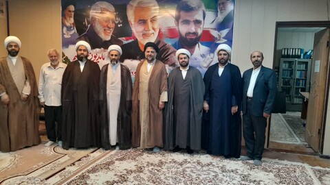 تصاویر/مراسم تکریم و معارفه مدیر مدرسه علمیه امیدیه برگزار شد