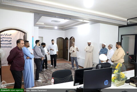 ممثل الولي الفقيه في الهند يزور "وكالة أنباء الحوزة" للإطّلاع على أنشطتها الإعلامية