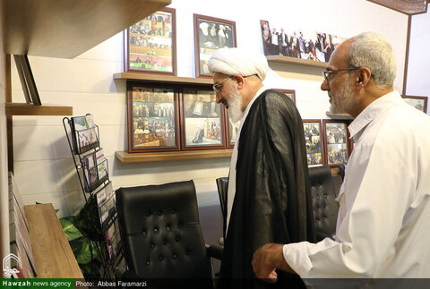 ممثل الولي الفقيه في الهند يزور "وكالة أنباء الحوزة" للإطّلاع على أنشطتها الإعلامية