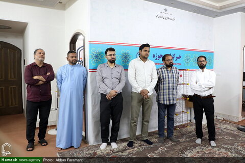 ممثل الولي الفقيه في الهند يزور "وكالة أنباء الحوزة" للإطّلاع على أنشطتها الإعلامية