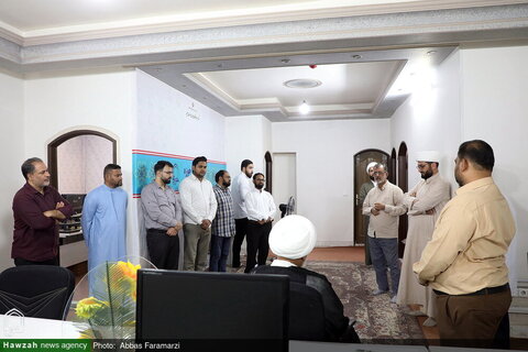 ممثل الولي الفقيه في الهند يزور "وكالة أنباء الحوزة" للإطّلاع على أنشطتها الإعلامية