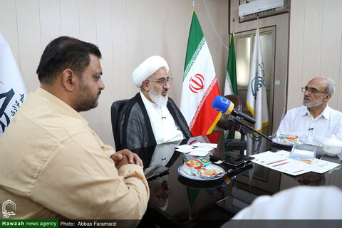 ممثل الولي الفقيه في الهند يزور "وكالة أنباء الحوزة" للإطّلاع على أنشطتها الإعلامية