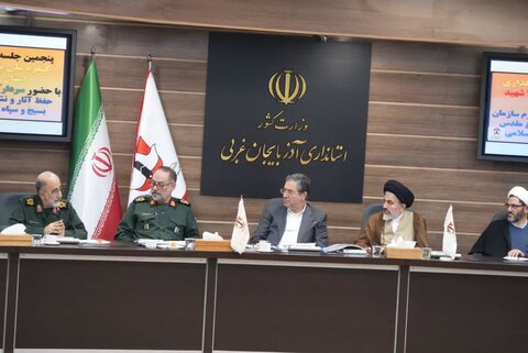 تصاویر/ برگزاری جلسه هماهنگی کنگره ۱۲ هزار شهید آذربایجان‌غربی