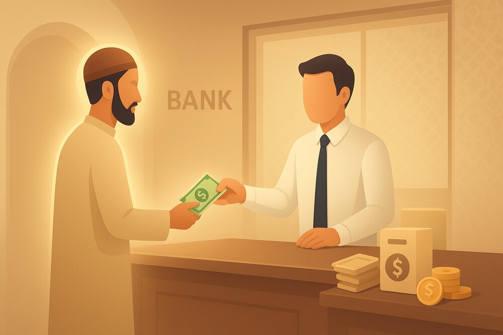 Deposit in a savings account that takes the form of a term-deposit