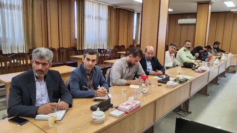 تصاویر /  جلسه شورای هماهنگی هفته دفاع مقدس  با حضور امام جمعه شهرستان آبیک