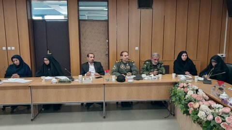 تصاویر /  جلسه شورای هماهنگی هفته دفاع مقدس  با حضور امام جمعه شهرستان آبیک