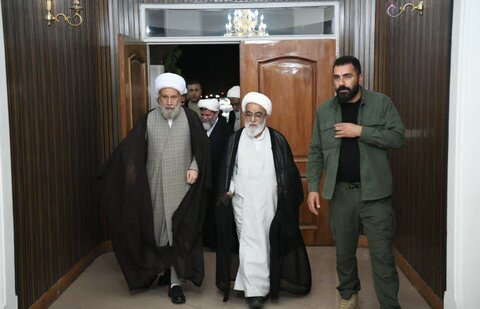 تصاویر|  استقبال از آیت‌الله شب‌زنده‌دار در فرودگاه شهید دستغیب شیراز