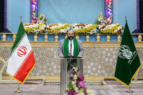 تصاویر/آیین خطبه‌خوانی در آستانه سالروز ورود بانوی کرامت به قم