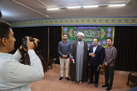 تصاویر / دیدار امام جمعه و اعضا ستاد نماز جمعه شهرستان قروه با ولی فقیه در استان همدان